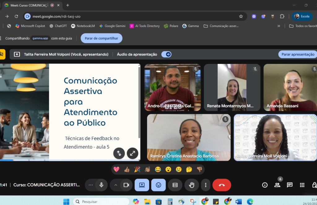 Ações de desenvolvimento internas 2025