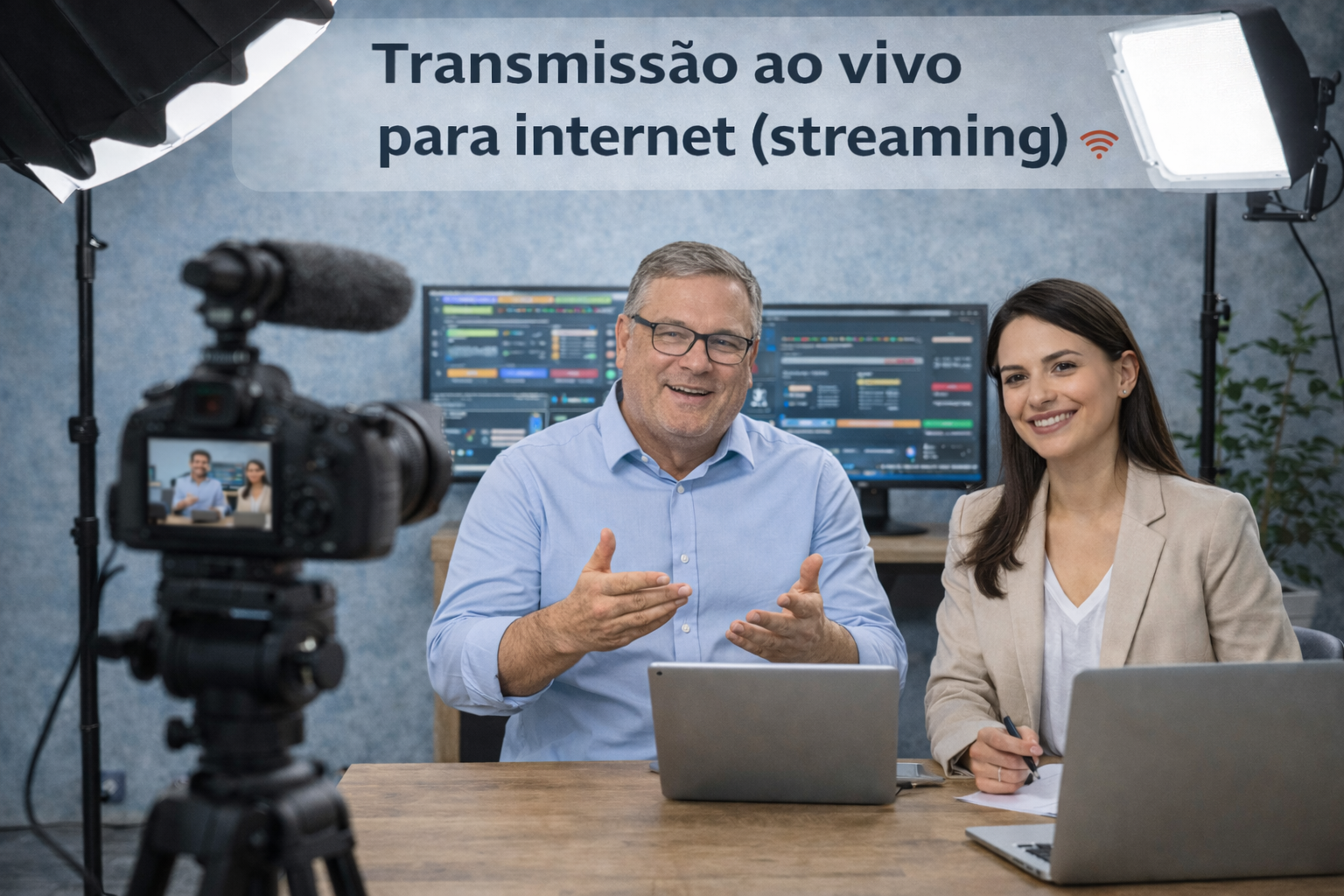 Transmissão ao Vivo para Internet (Streaming)