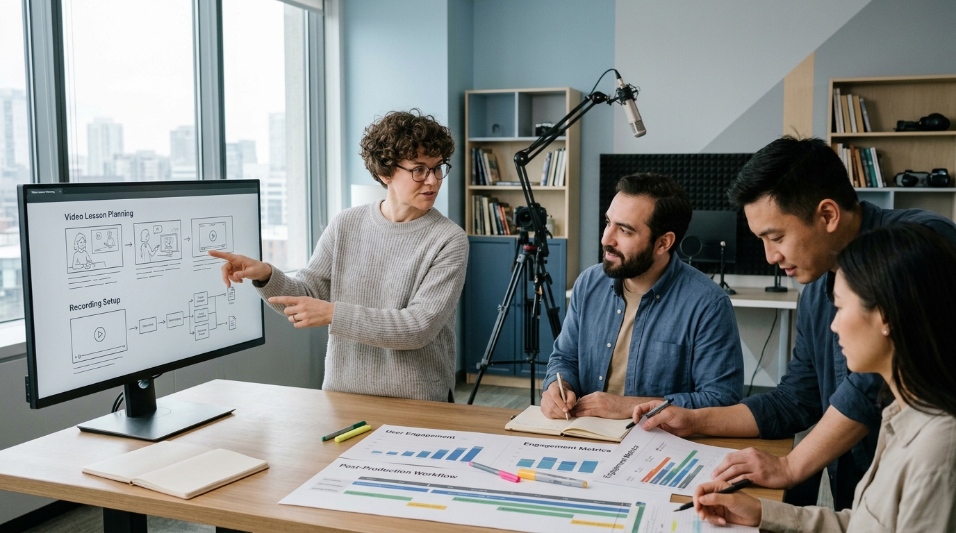 Criando Videoaulas: Planejamento, Gravação e Edição de Aulas On-line