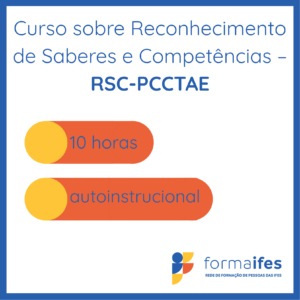 Curso sobre RSC-PCCTAE – FormaIFES