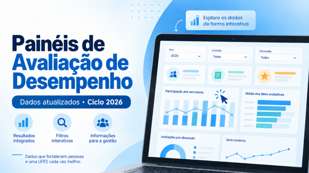 Painéis de Avaliação de Desempenho da Ufes são atualizados com dados do ciclo 2026